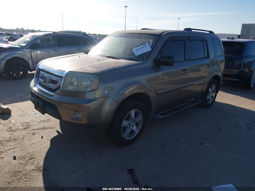 Vin: 5fnyf3h59ab019524, lot: 46738959, honda pilot ex-l 20102