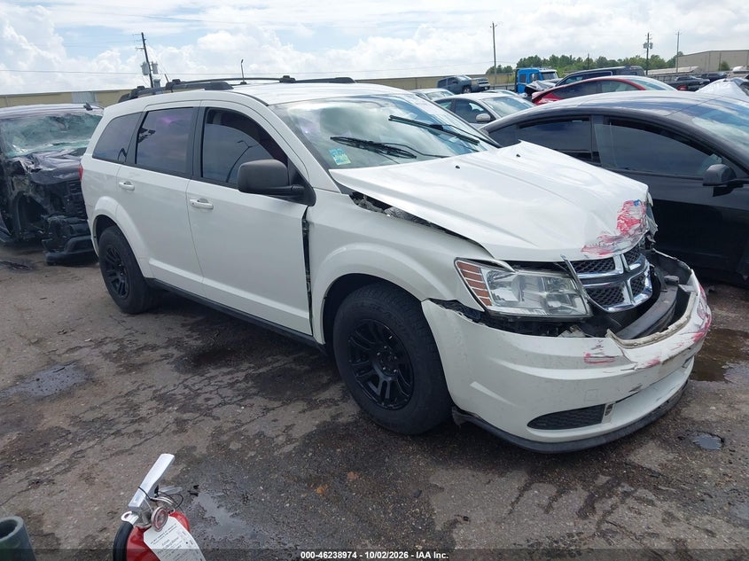 Vin: 3c4pdcab4ct230118, lot: 46738968, dodge journey se/avp 20121