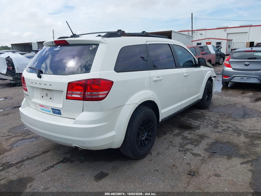 Vin: 3c4pdcab4ct230118, lot: 46738968, dodge journey se/avp 20124
