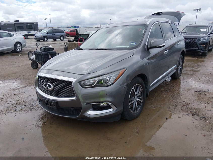 Vin: 5n1dl0mn9kc503814, lot: 46738975, infiniti qx60 luxe 20192