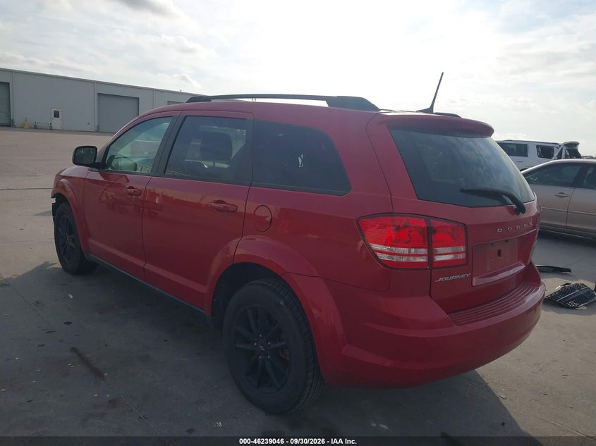 Vin: 3c4pdcab0lt279977, lot: 46739040, dodge journey se value 20203