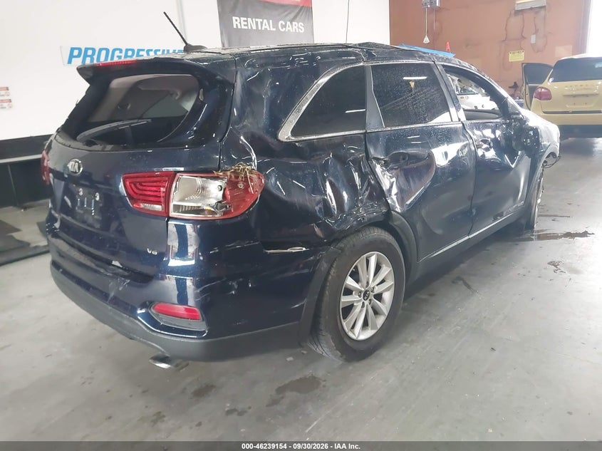 Vin: 5xypgda56kg540431, lot: 46739148, kia sorento 3.3l lx 20194