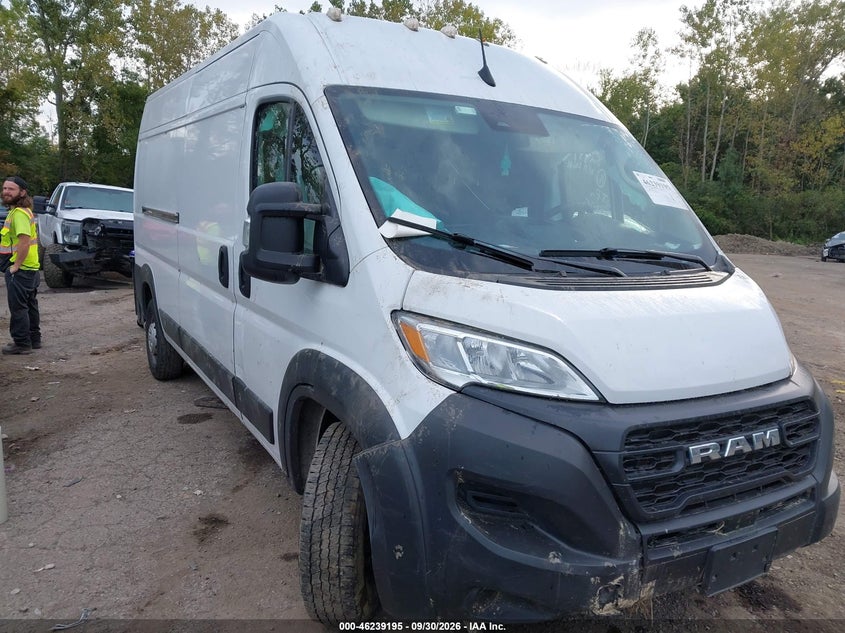 Vin: 3c6lrvdg2pe558805, lot: 46739189, ram promaster 2500 high roof 159 wb 2023 img_1