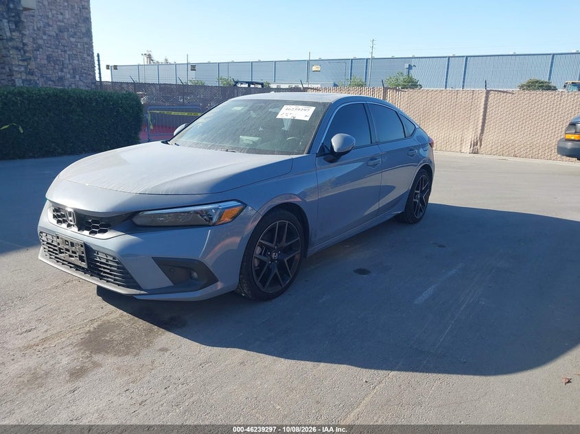 Vin: 19xfl1h80ne019857, lot: 46739291, honda civic sport touring 20222