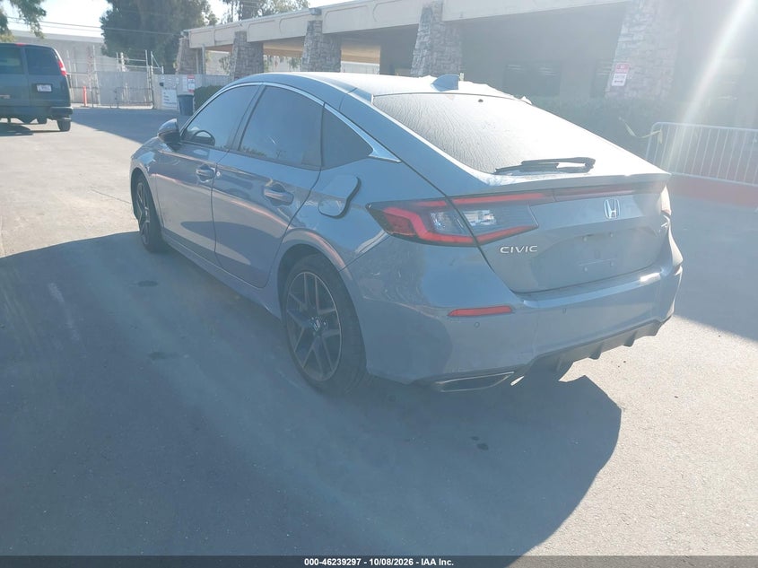 Vin: 19xfl1h80ne019857, lot: 46739291, honda civic sport touring 20223