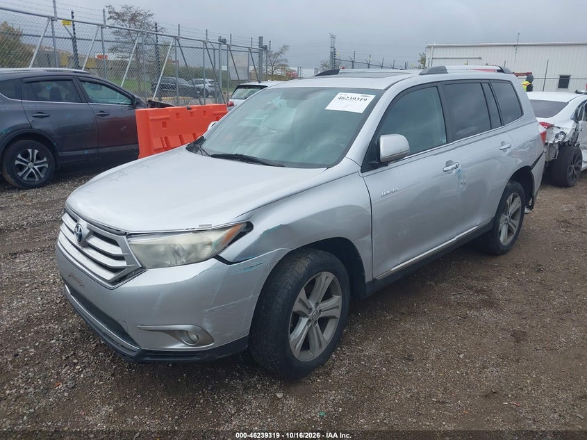 Vin: 5tddk3eh6cs140356, lot: 46739312, toyota highlander limited v6 20122
