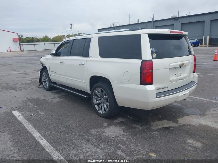 Vin: 1gnskkkc6fr180893, lot: 46739326, chevrolet suburban 1500 ltz 20153