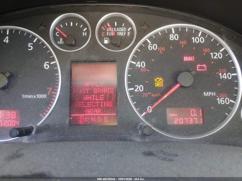 AUDI ALLROAD 2003 VIN WA1YD64B03N103121