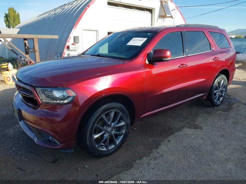 Vin: 1c4rdjdg4jc133675, lot: 46739399, dodge durango gt awd 20182