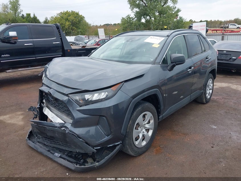 Vin: jtmh1rfv6kd009675, lot: 46739485, toyota rav4 le 20192