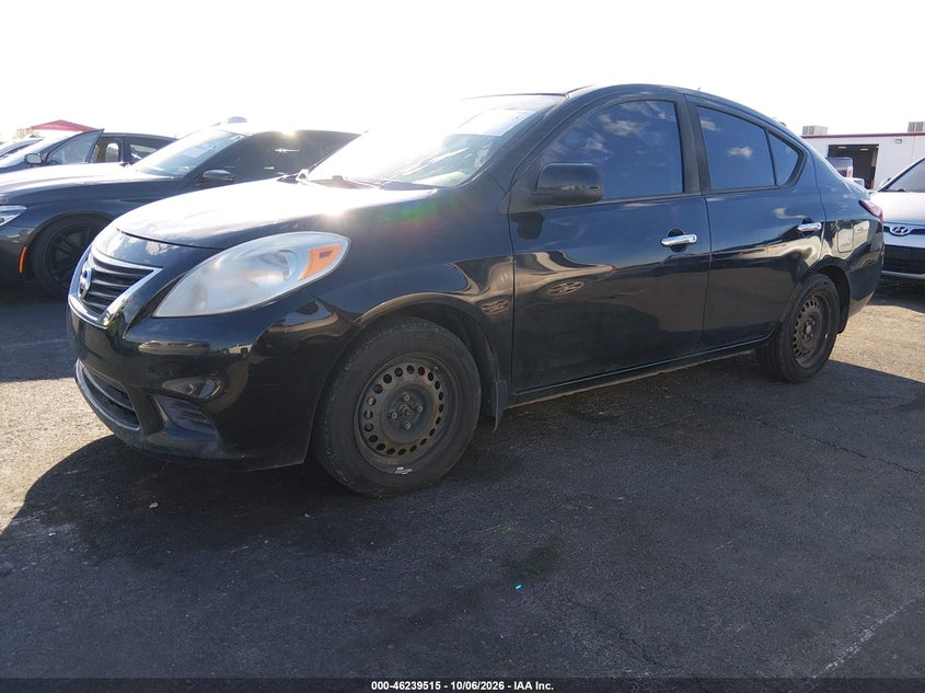 Vin: 3n1cn7ap1el837579, lot: 46739509, nissan versa 1.6 sv 20142