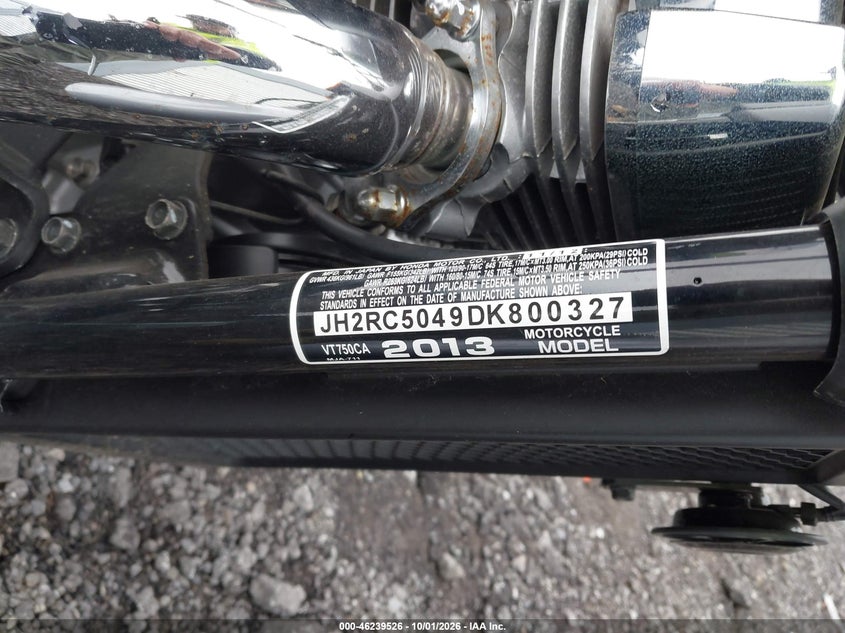 HONDA VT750 2013