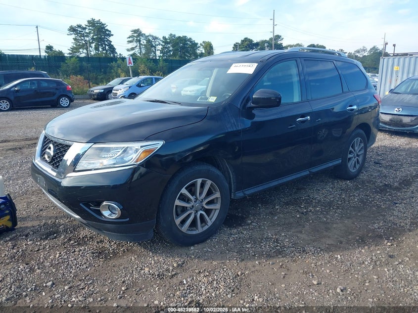 Vin: 5n1ar2mm1fc661123, lot: 46739576, nissan pathfinder platinum/s/sl/sv 20152