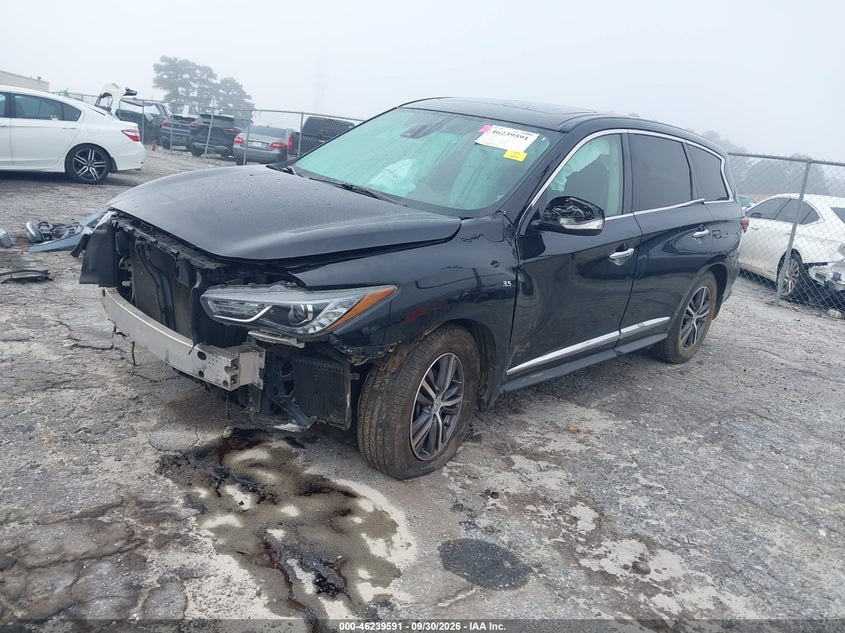 Vin: 5n1dl0mn7kc558777, lot: 46739585, infiniti qx60 pure 20192