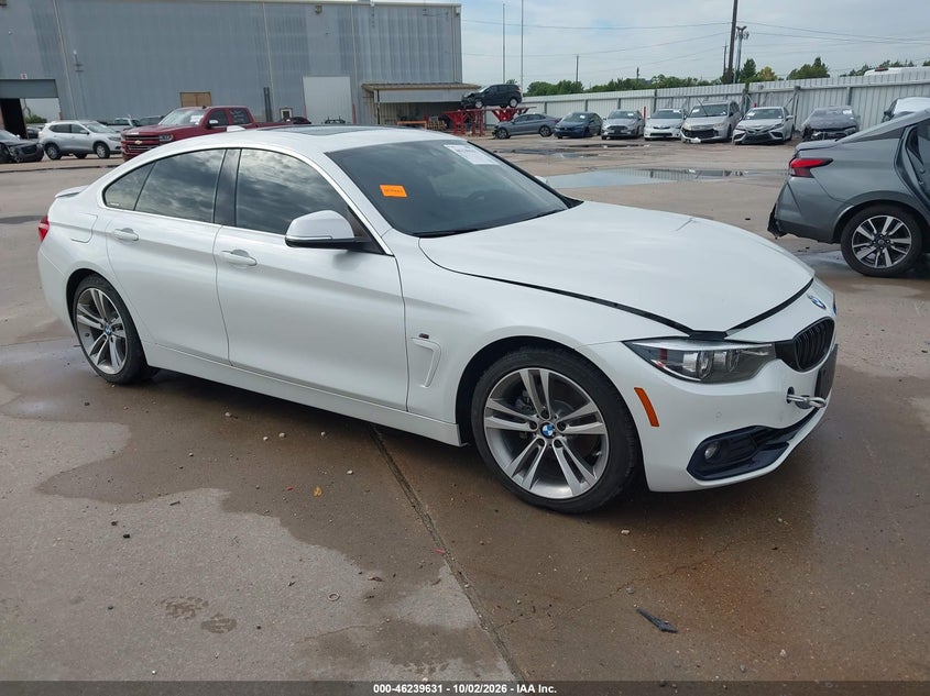 Vin: wba4j1c53kbm16687, lot: 46739626, bmw 430i gran coupe 20191