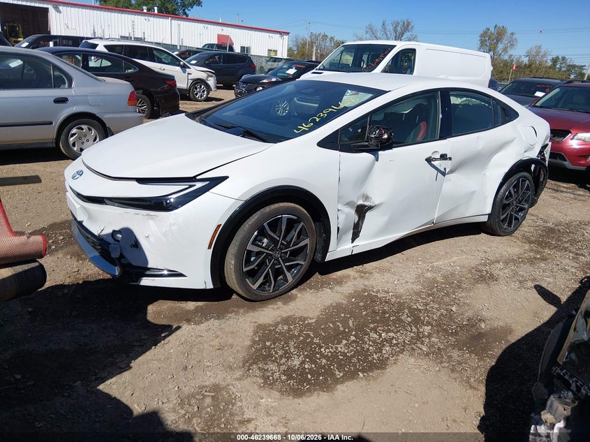 Vin: jtdacacu6s3052265, lot: 46739661, toyota prius plug-in hybrid xse 20252