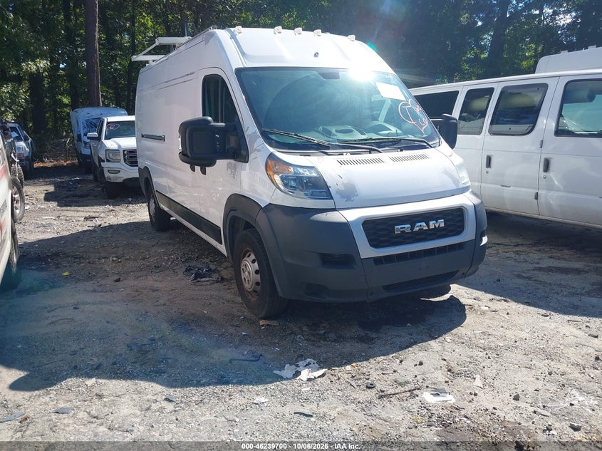 Vin: 3c6trvdg4ke543358, lot: 46739694, ram promaster 2500 high roof 159 wb 2019 img_1