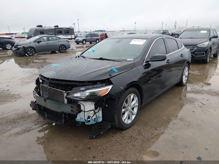 Vin: 1g1zd5st3kf214201, lot: 46739717, chevrolet malibu lt 20192