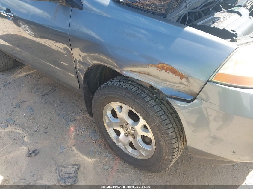 ACURA MDX 2002 VIN 2HNYD18632H519297