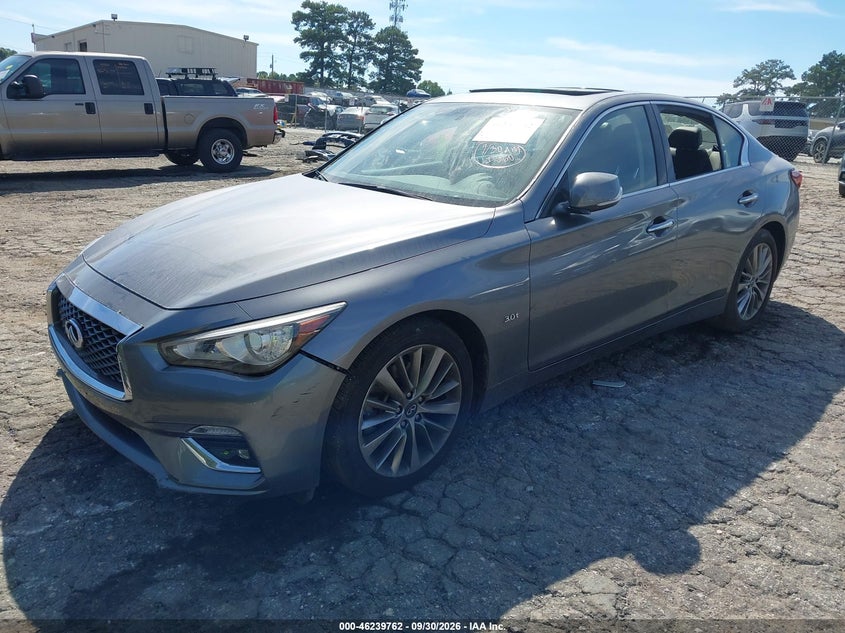 Vin: jn1ev7ar3km558808, lot: 46739756, infiniti q50 3.0t luxe 20192