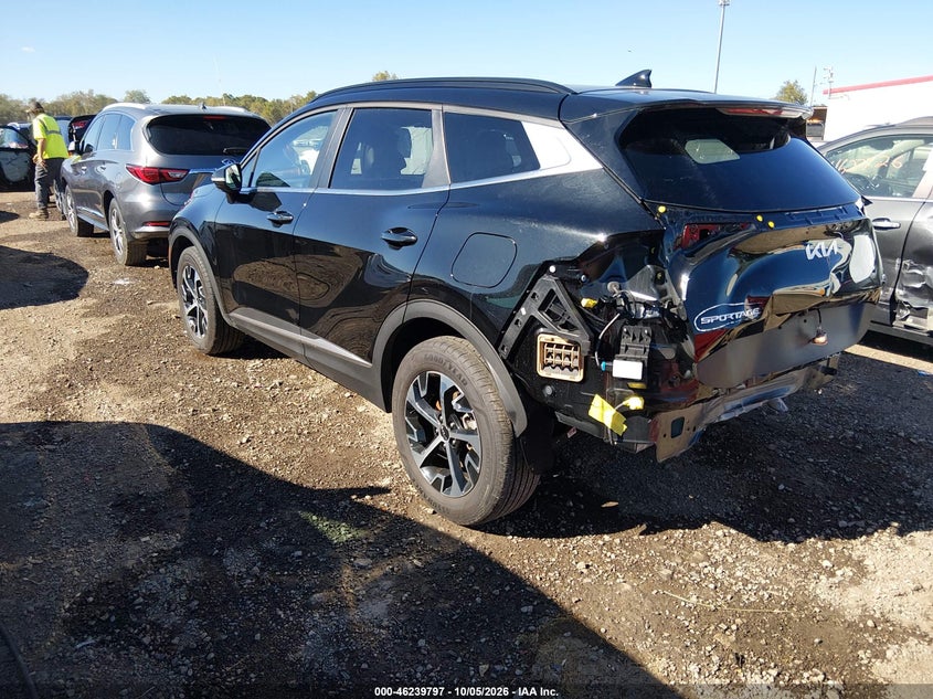 Vin: kndpvcdg2s7264095, lot: 46739791, kia sportage hybrid ex 20253