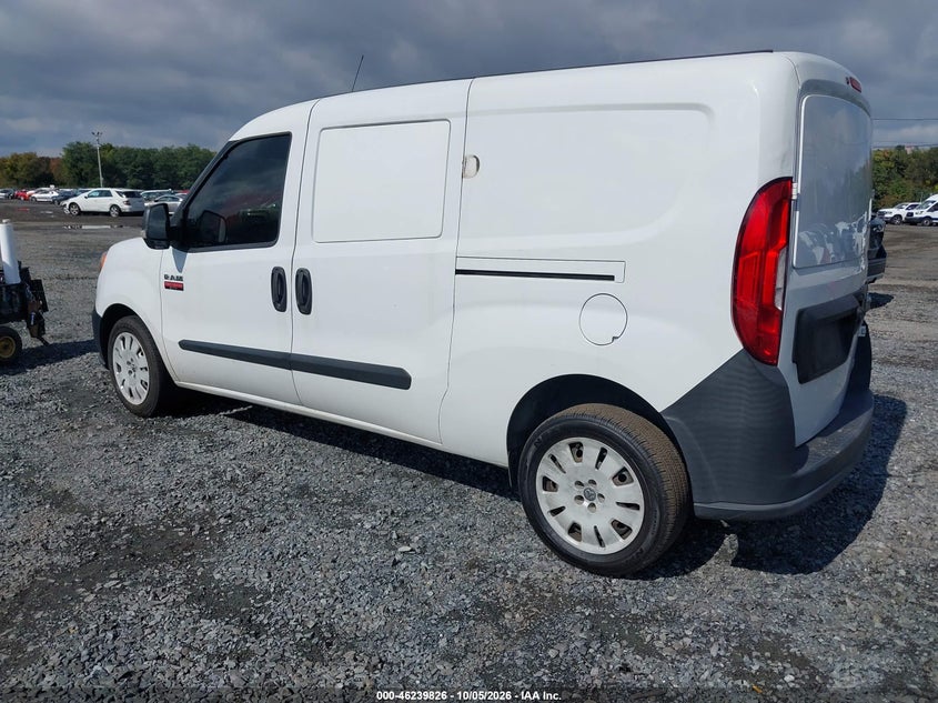 Vin: zfberfab5j6l09883, lot: 46739821, ram promaster city tradesman 20183