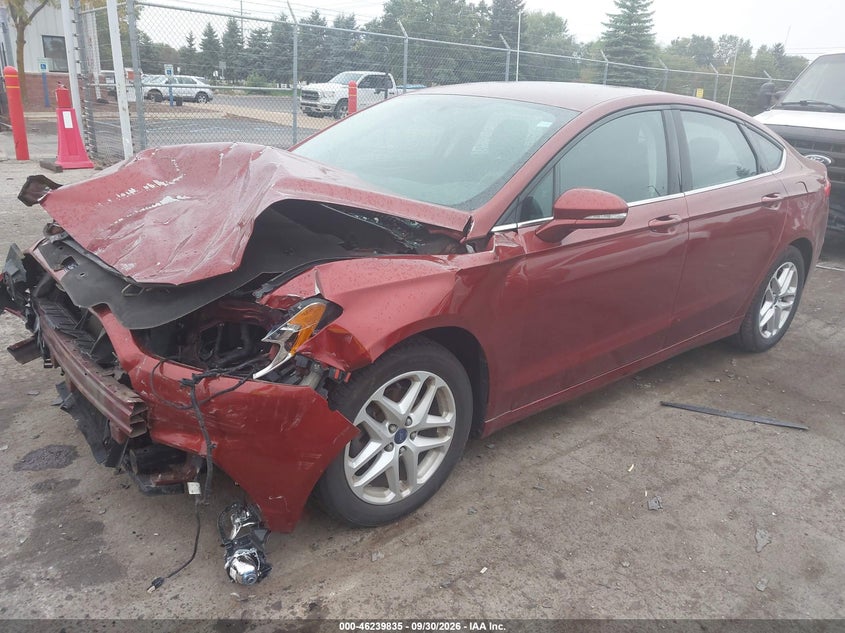 2014 Ford Fusion Se, Удар спереди, IAAI, VIN 3FA6P0HD8ER389805 — фото 2