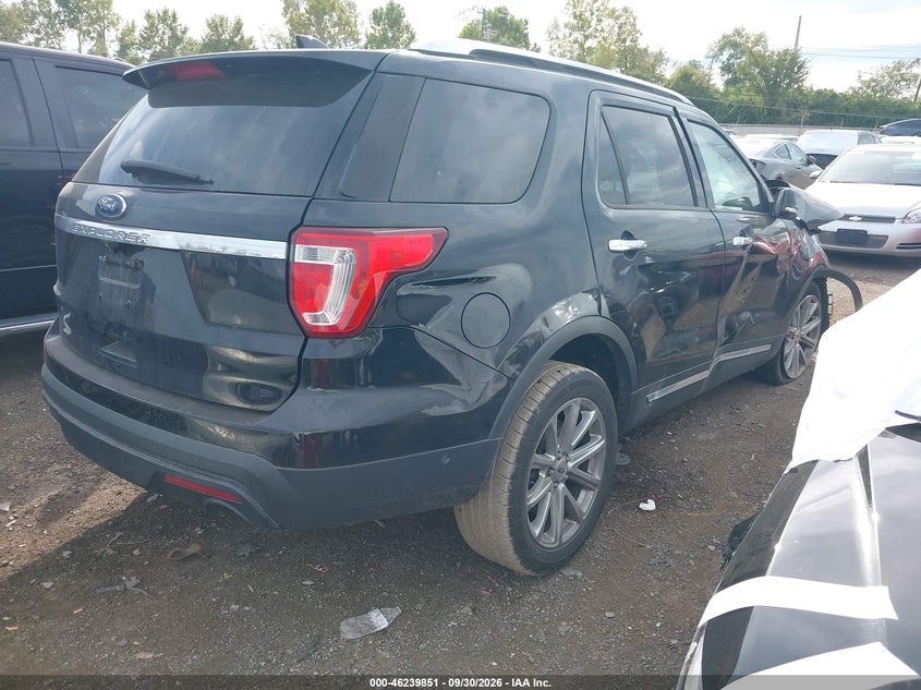 Vin: 1fm5k7f85ggb50172, lot: 46739845, ford explorer limited 20164