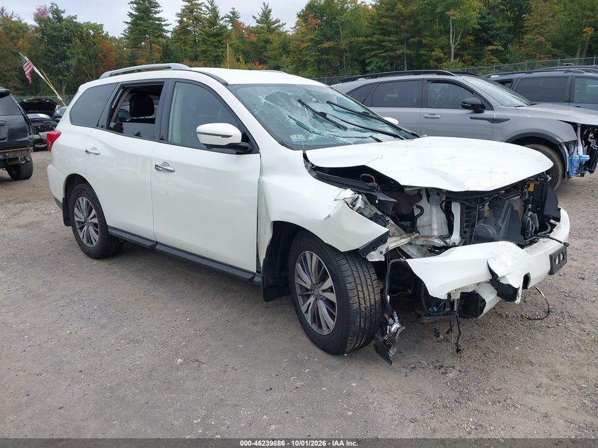 Vin: 5n1dr2mm7kc611091, lot: 46739880, nissan pathfinder sl 20191