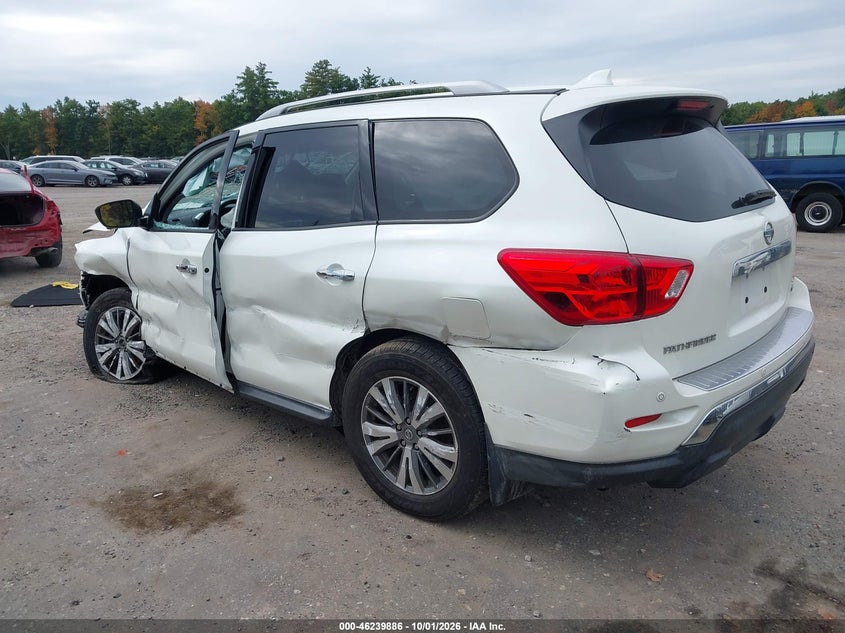 Vin: 5n1dr2mm7kc611091, lot: 46739880, nissan pathfinder sl 20193