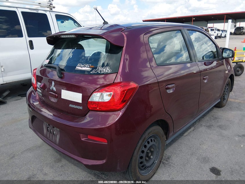 Vin: ml32a3hj2kh010279, lot: 46739884, mitsubishi mirage es 20194