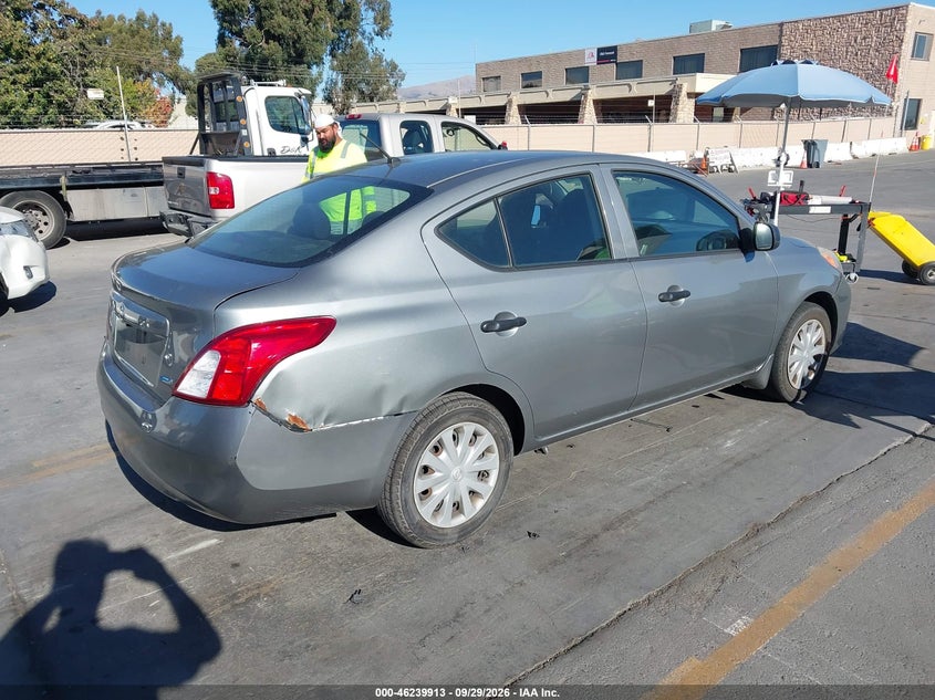 Vin: 3n1cn7ap8dl887331, lot: 46739907, nissan versa 1.6 s 20134