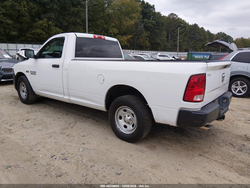 Vin: 3c6jr6dt8gg270477, lot: 46739948, ram 1500 tradesman 20163