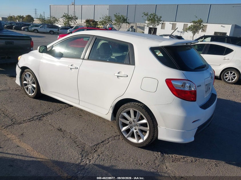 Vin: 2t1me4ee8ac006263, lot: 46739971, toyota matrix xrs 20103