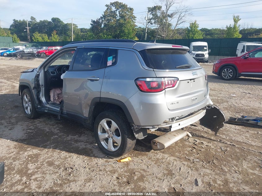 Vin: 3c4njdbb3kt767789, lot: 46740004, jeep compass latitude 4x4 20193