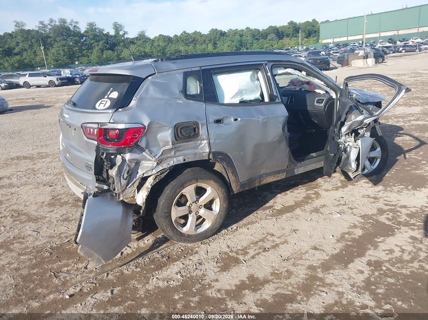 Vin: 3c4njdbb3kt767789, lot: 46740004, jeep compass latitude 4x4 20194