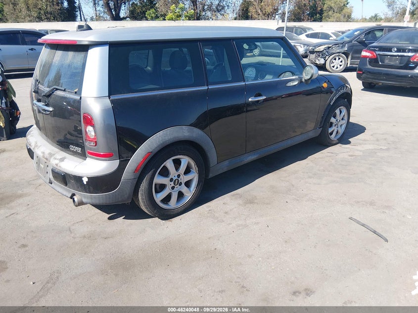 MINI COOPER CLUBMAN 2009 VIN WMWML335X9TP98842