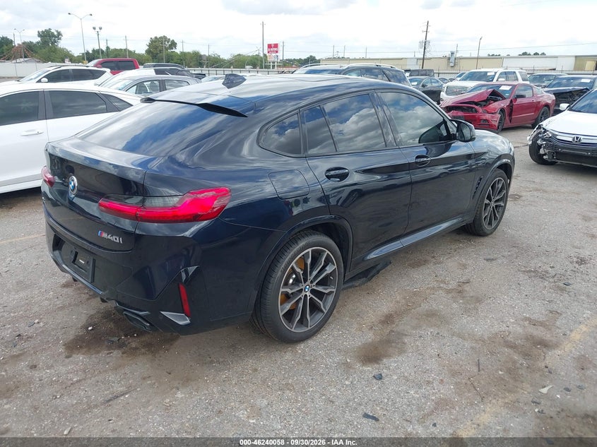 Vin: 5ux43dt02p9s73618, lot: 46740052, bmw x4 m40i 20234