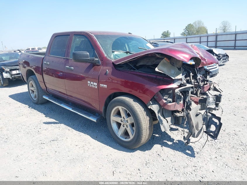 Vin: 3c6rr6kt7gg325832, lot: 46740054, ram 1500 express 2016 img_1