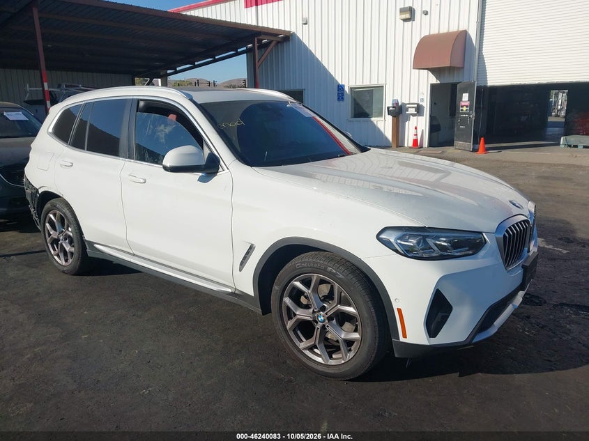 Vin: 5ux43dp01p9p56236, lot: 46740077, bmw x3 sdrive30i 2023 img_1