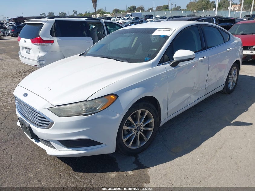 2017 Ford Fusion Se, Left Side, IAAI, VIN 3FA6P0HD8HR293614 — photo 2