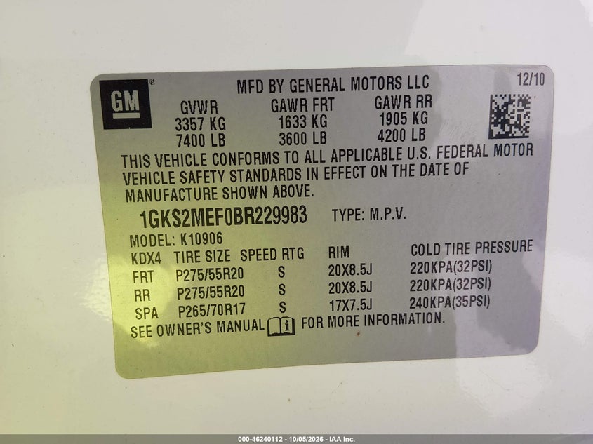 GMC YUKON XL 1500