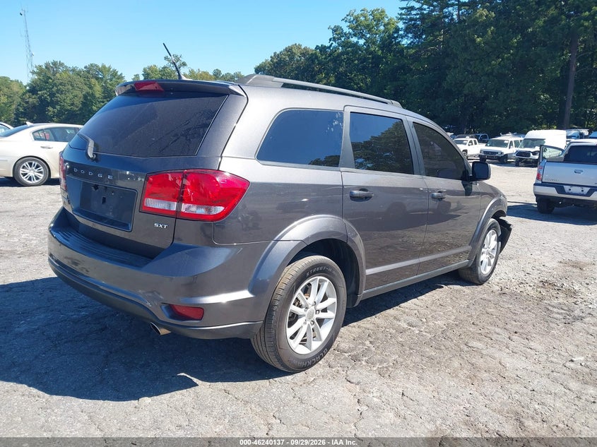 Vin: 3c4pdcbg3ft538105, lot: 46740131, dodge journey sxt 20154