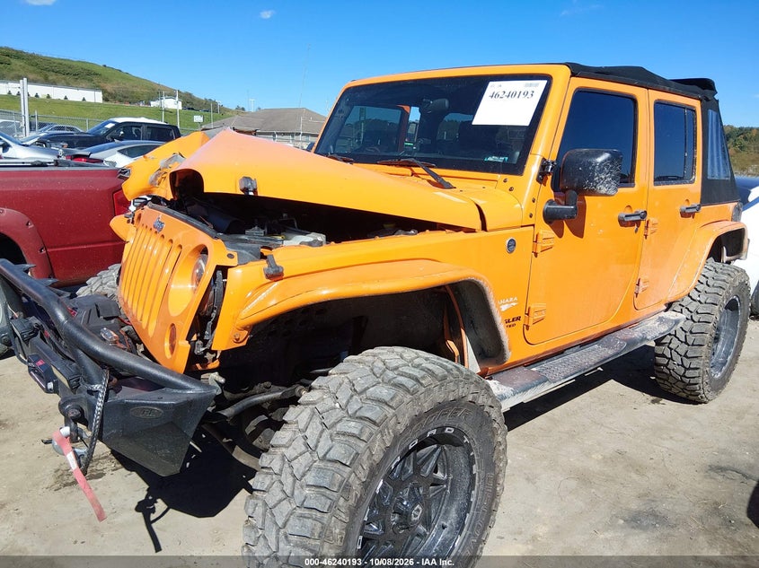 Vin: 1c4hjweg7cl213605, lot: 46740187, jeep wrangler unlimited sahara 20122