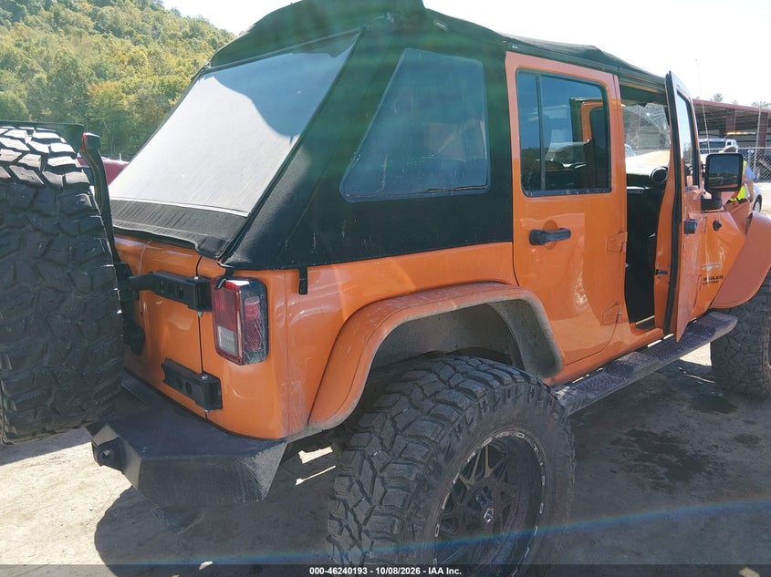 Vin: 1c4hjweg7cl213605, lot: 46740187, jeep wrangler unlimited sahara 20124