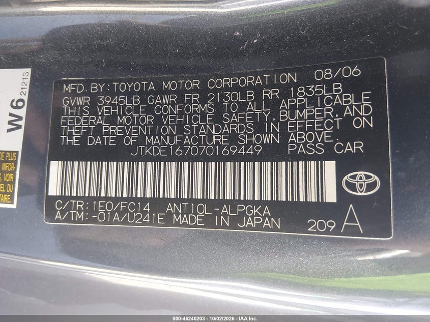 2007 SCION TC · Фото 9