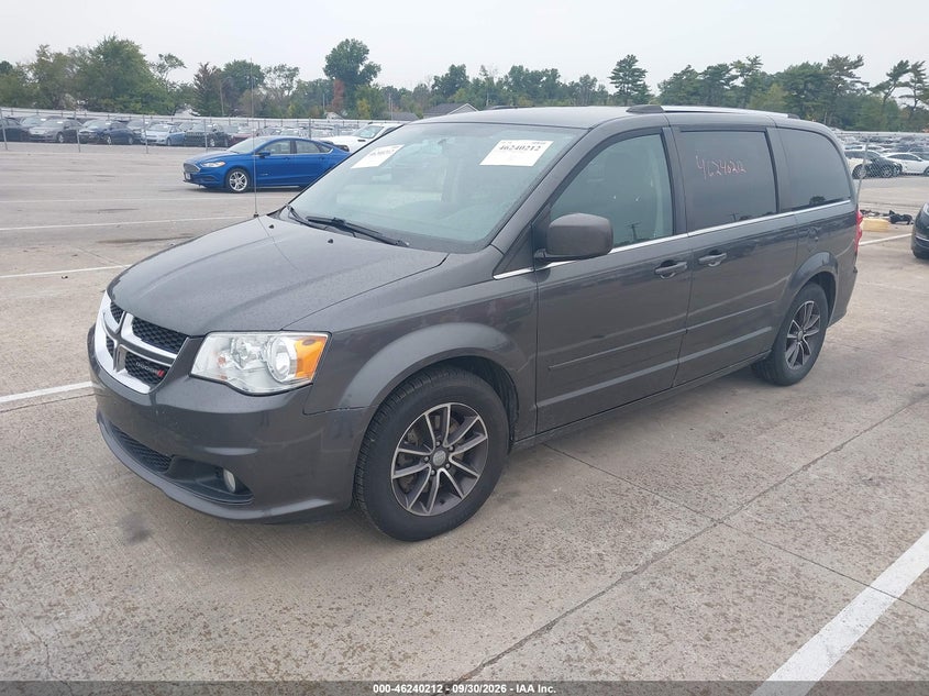 Vin: 2c4rdgcg5hr574494, lot: 46740206, dodge grand caravan sxt 20172