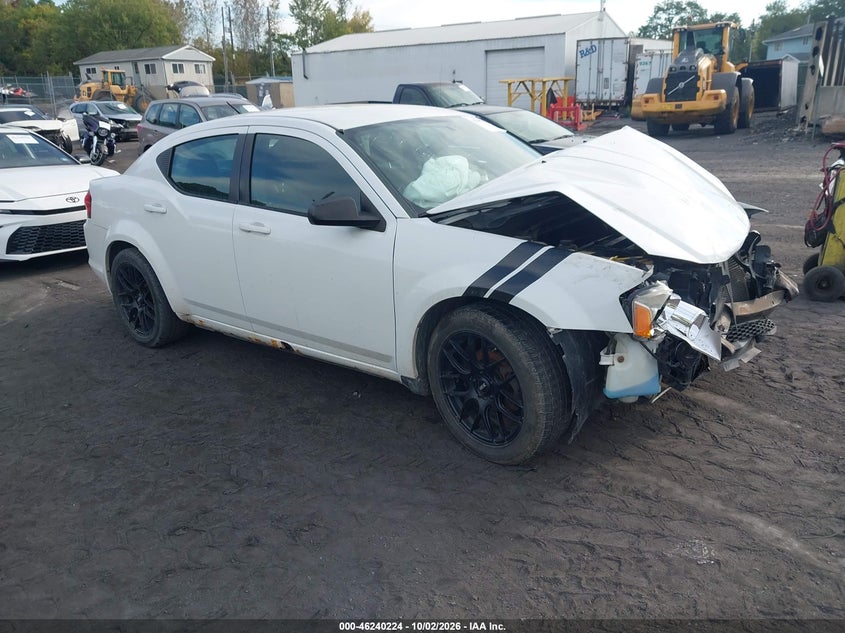 Vin: 1c3cdzab7dn537693, lot: 46740218, dodge avenger se 2013 img_1