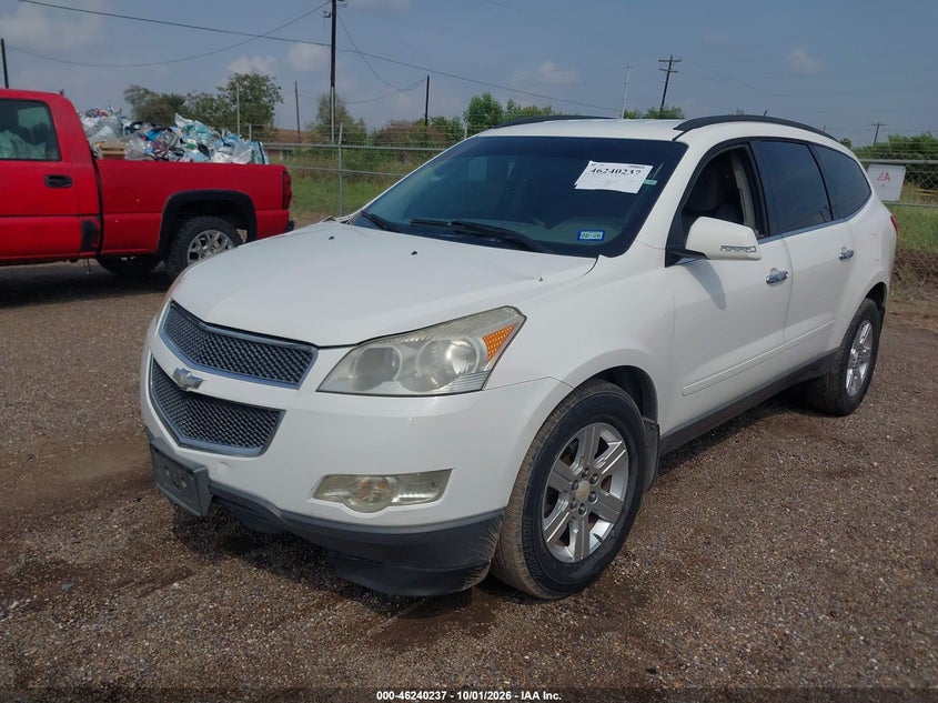 Vin: 1gnkrged4cj209718, lot: 46740231, chevrolet traverse 1lt 20122