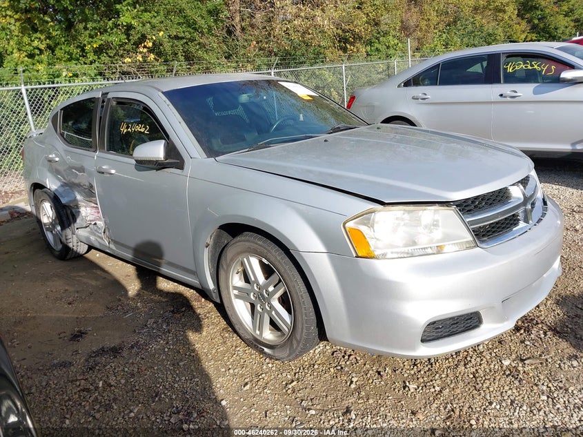 DODGE AVENGER 2012 VIN 1C3CDZCB1CN183326
